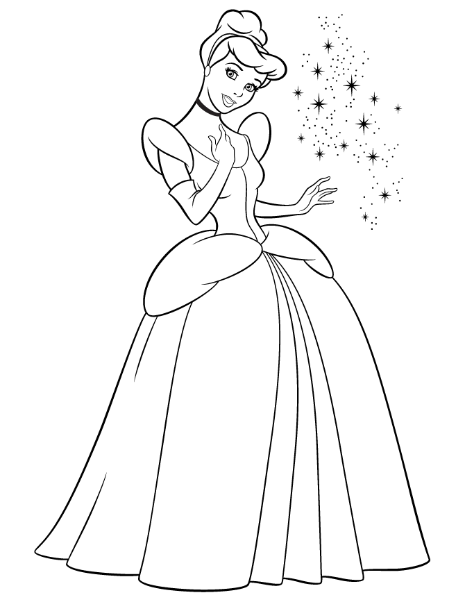 Cinderella Coloring PagesClipart Library|Clipart Library