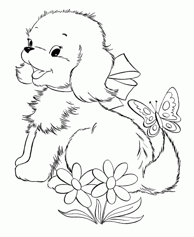 Free Kitten And Puppy Coloring Pages To Print, Download ...