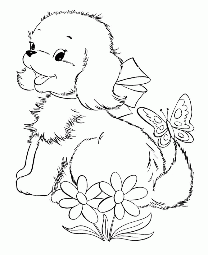 Free Kitten And Puppy Coloring Pages To Print Download Free Kitten And 