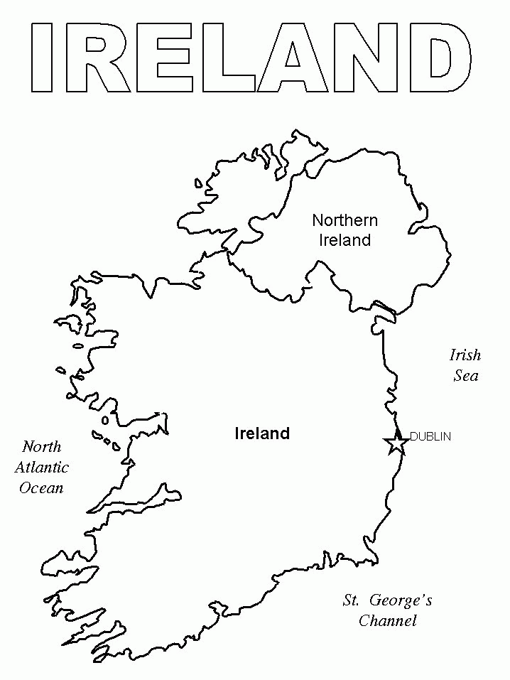 Ireland  Coloring Pages | Cinderella  | Ireland