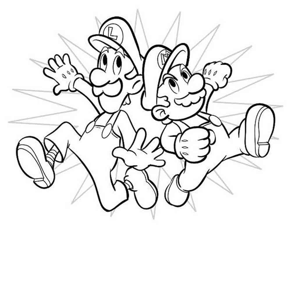 Free Print Mario And Luigi Coloring Pages, Download Free Print ...