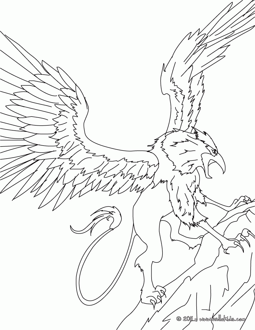 Free Free Coloring Pages Of Mythological Creatures, Download Free Free