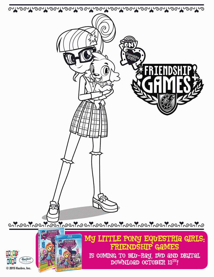 Image - Friendship Games Twilight Sparkle coloring page - My