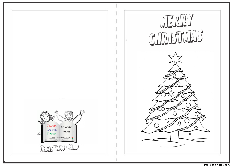 33 Christmas Card Template Coloring Gif