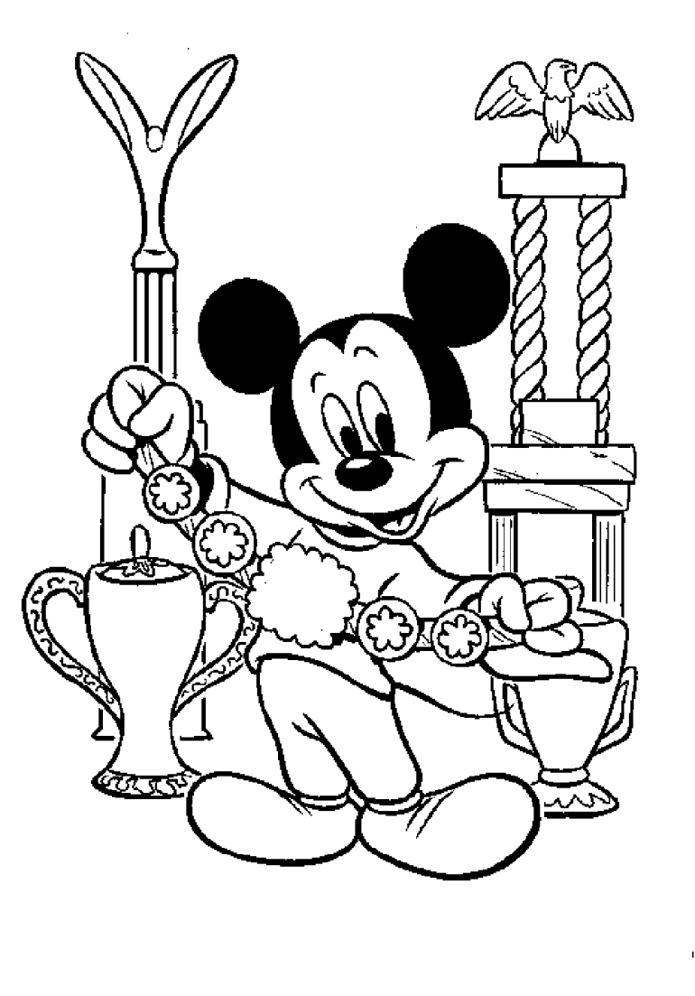 Free Coloring Pages of Mickey Mouse: 40 Image to Print