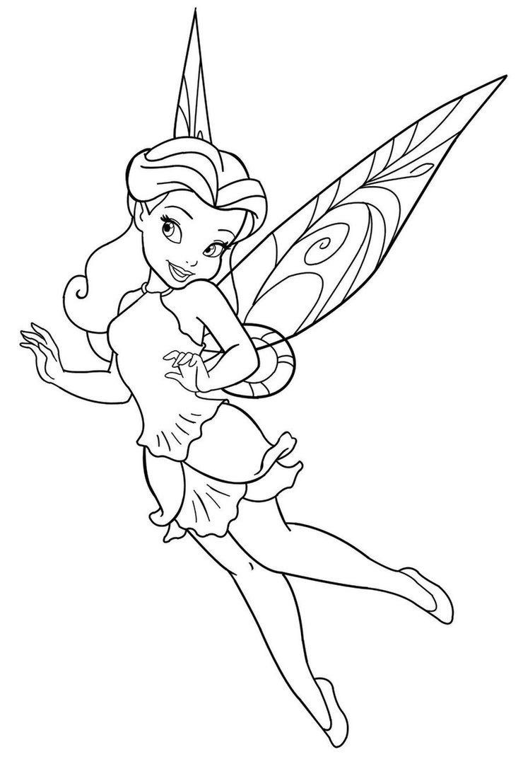 Free Fairy Coloring Pages Free Printable, Download Free Fairy Coloring