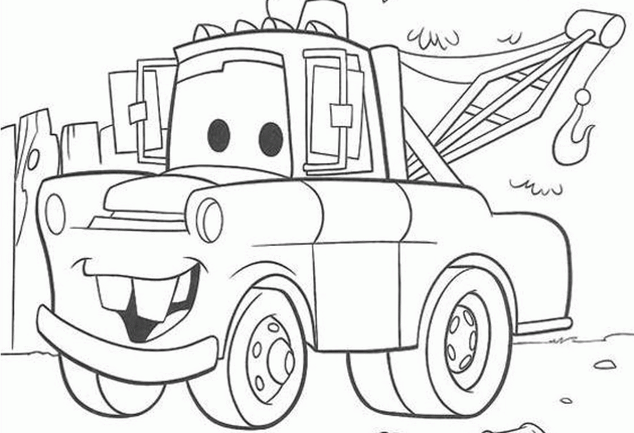 Mater Lightning Mcqueen Coloring Pages Clip Art Library Free disney cars coloring pages. clipart library