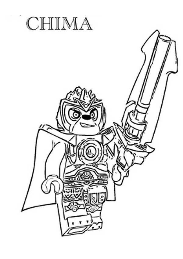 How to Draw Lego Chima Prince Laval Coloring Pages: How to Draw