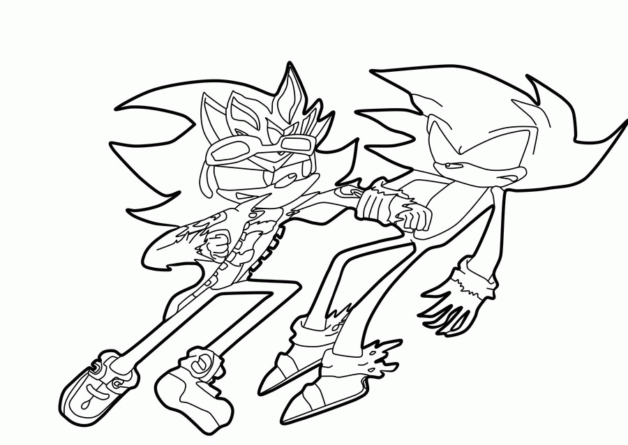 Free Super Sonic And Super Shadow And Super Silver Coloring Pages Free Super Sonic And Super Shadow And Super Silver Coloring Pages