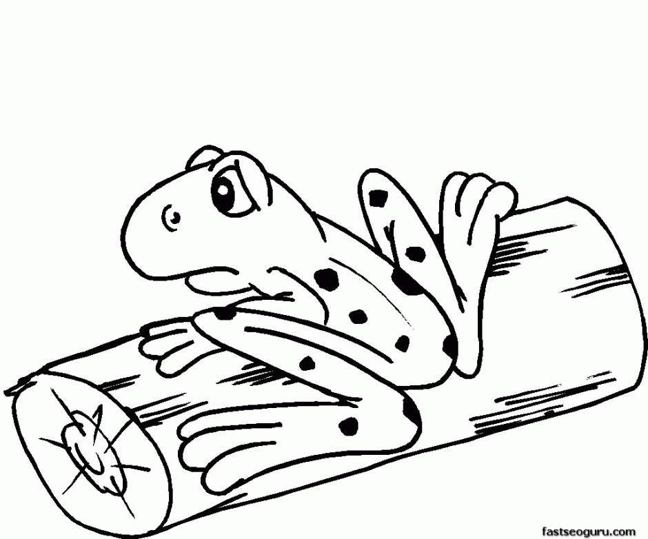 Homepage Animal Sad Frog Printable Coloring Pages Drawing