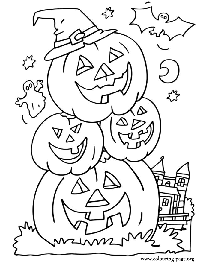 halloween coloring Page halloween pumpkin coloring pages