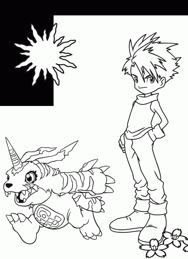 Theliger Colouring Page Liger Coloring Pages