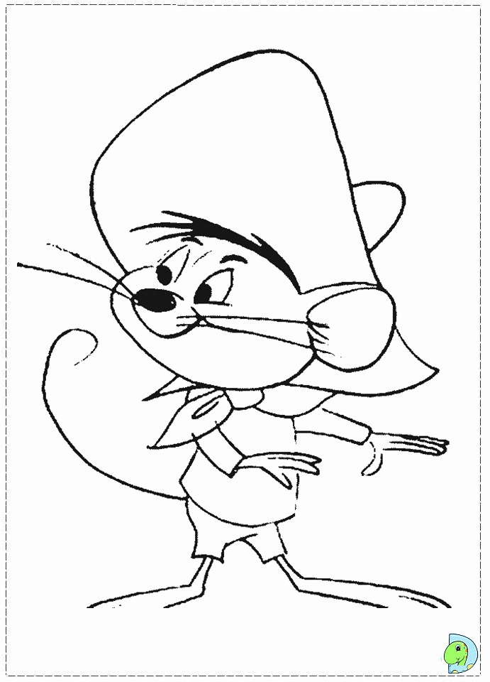 speedy gonzales Colouring Pages