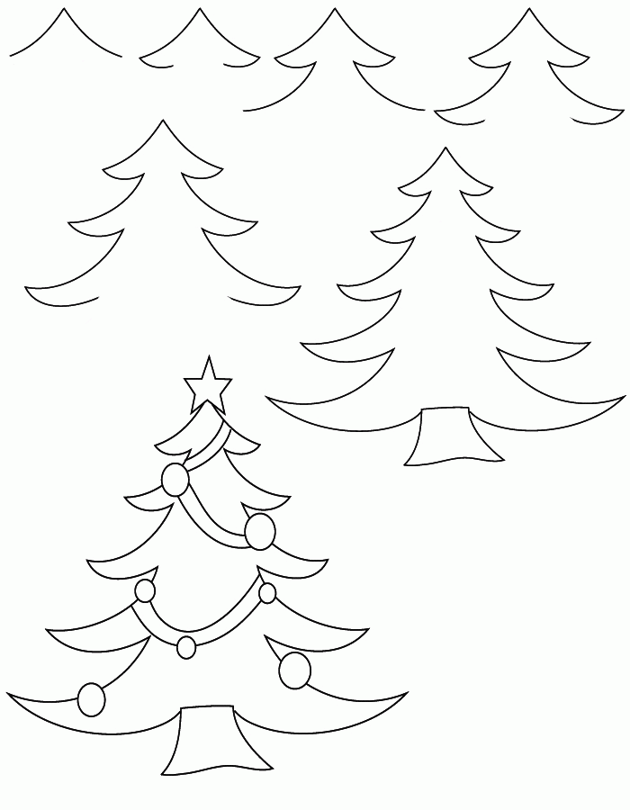 Drawing Christmas tree