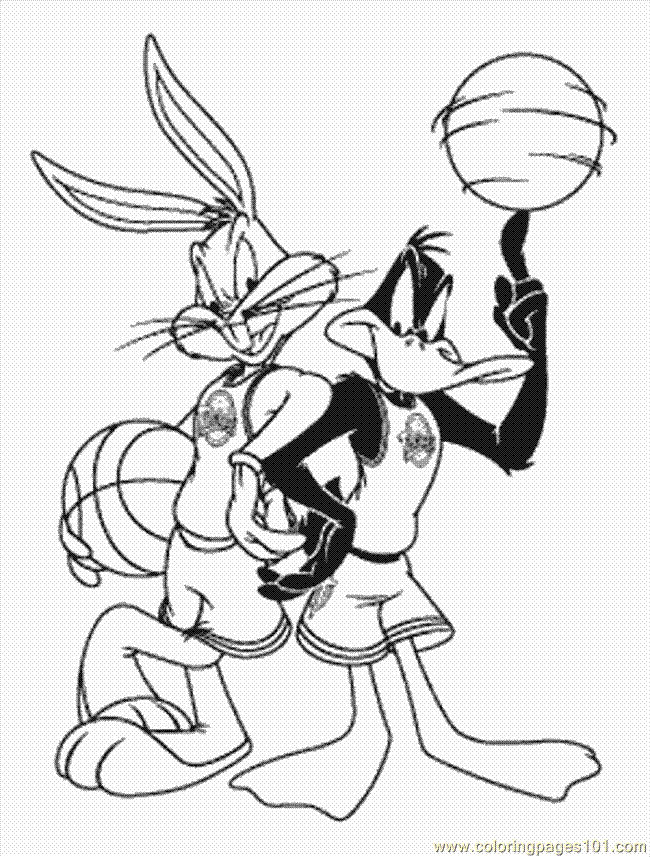 Free Printable Coloring Page Bugs Daffy Cartoons Daffy Duck