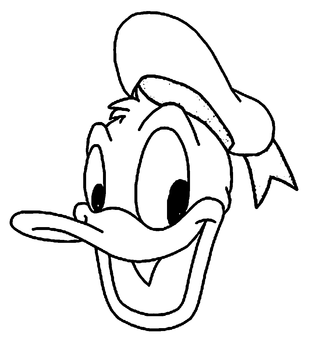 view all Donald Duck Face Coloring Pages). 