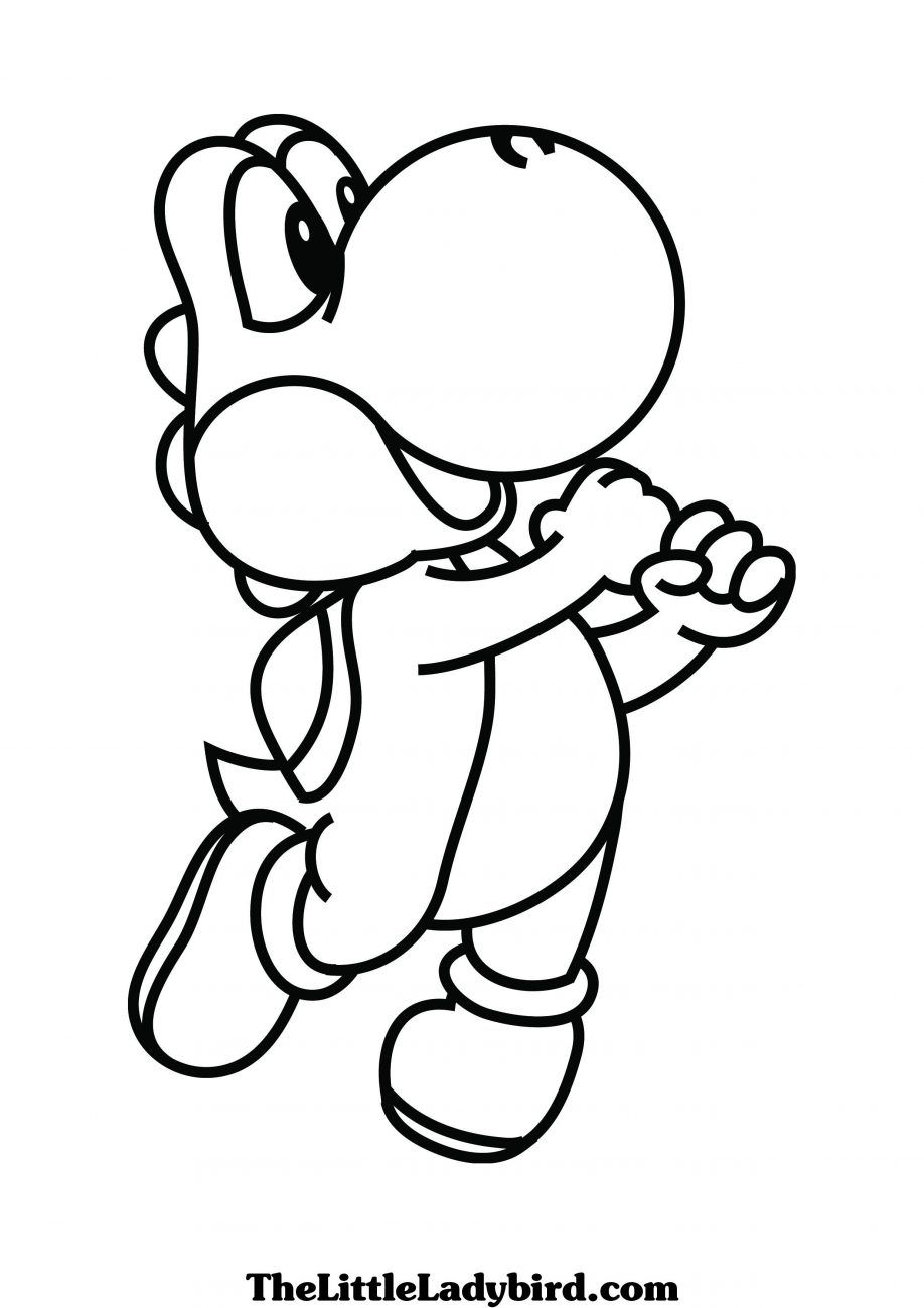 Free Pictures for: Yoshi coloring pages 