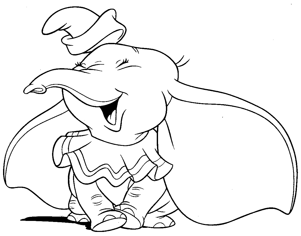 Dumbo Coloring Pages To Print | Coloring