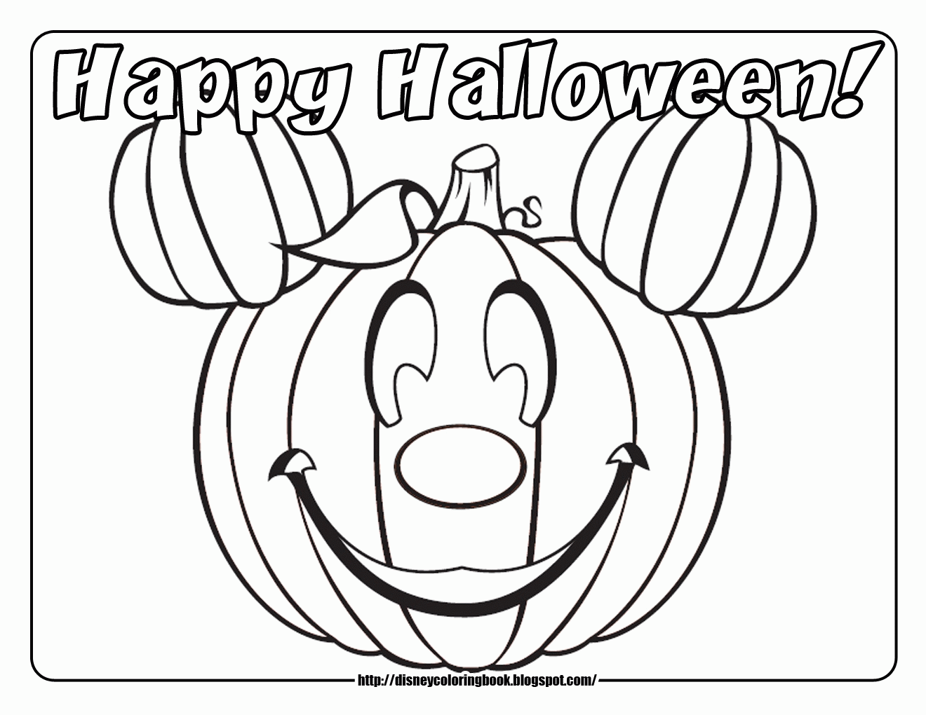 disney halloween pictures to color   Clip Art Library