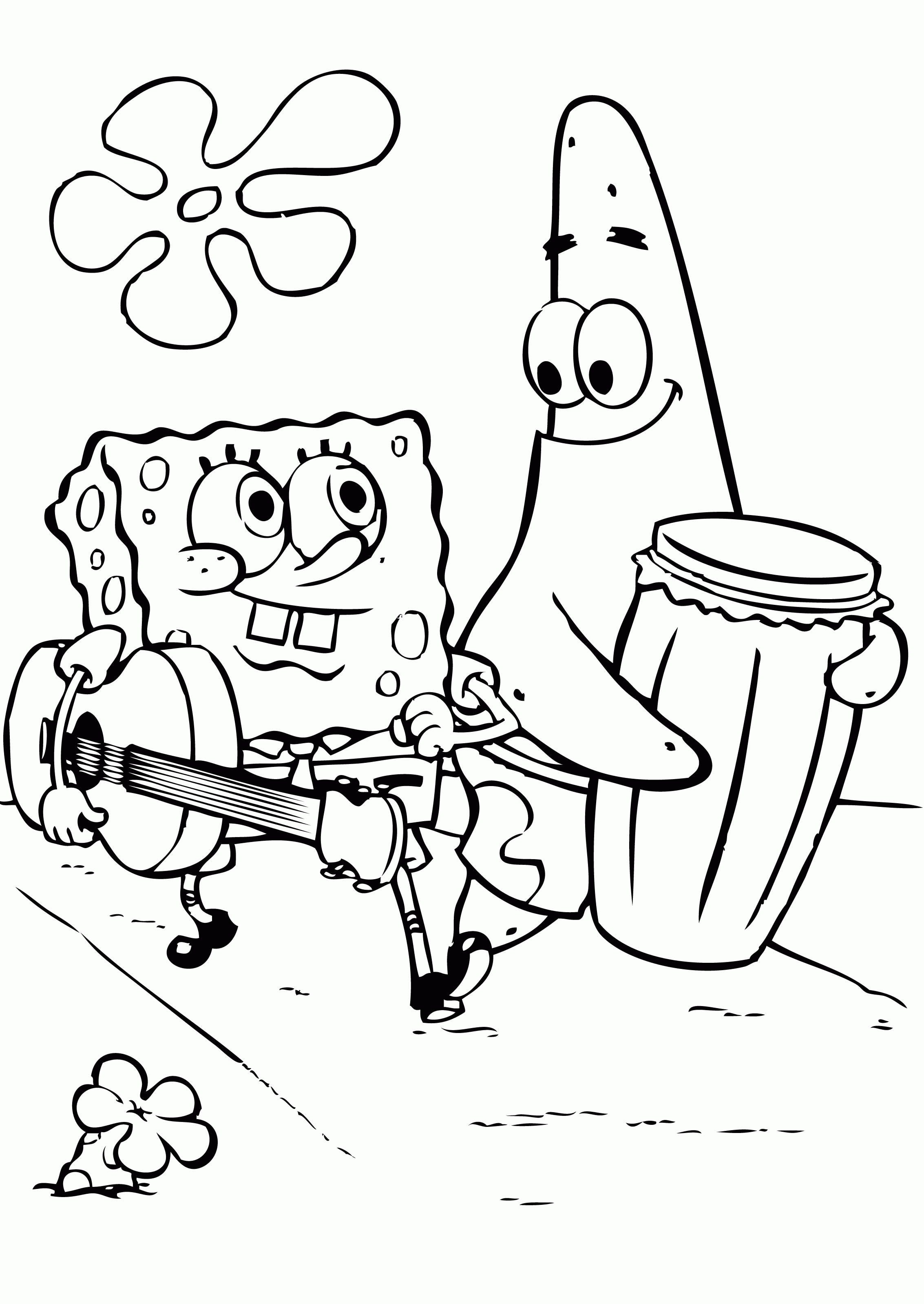 nickelodeon color pages | High Quality Coloring Pages