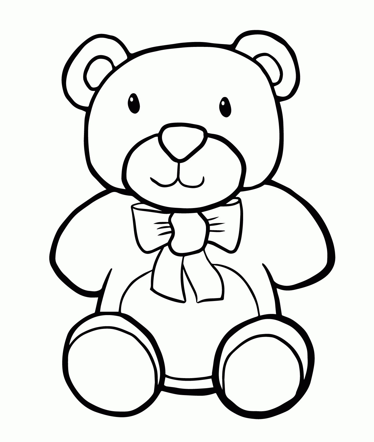 Free Coloring Pages Teddy Bear, Download Free Coloring Pages Teddy Bear