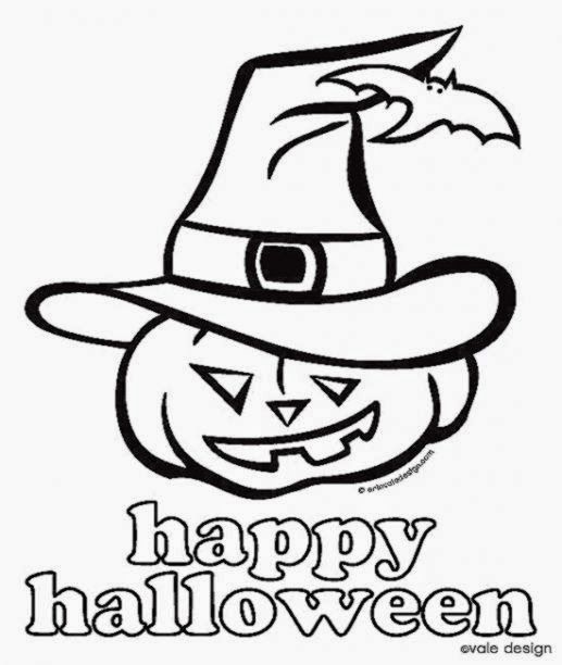 free printable halloween coloring pages - Clip Art Library