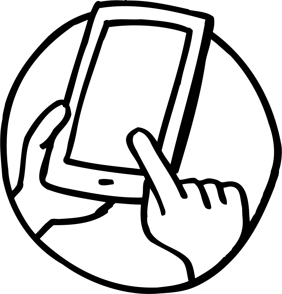 cell phone drawing easy - Clip Art Library