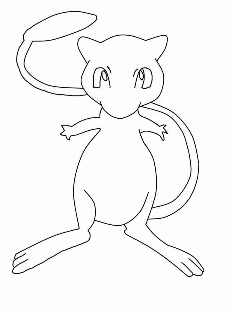 Free Pokemon Mew Coloring Page Download Free Pokemon Mew Coloring Page