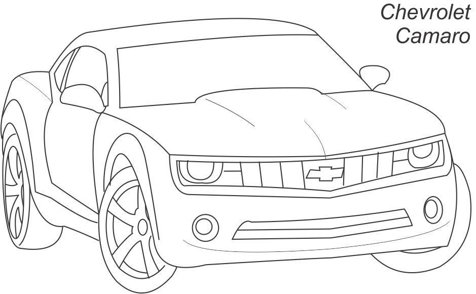 Camaro Coloring Pages To Print | High Quality Coloring Pages