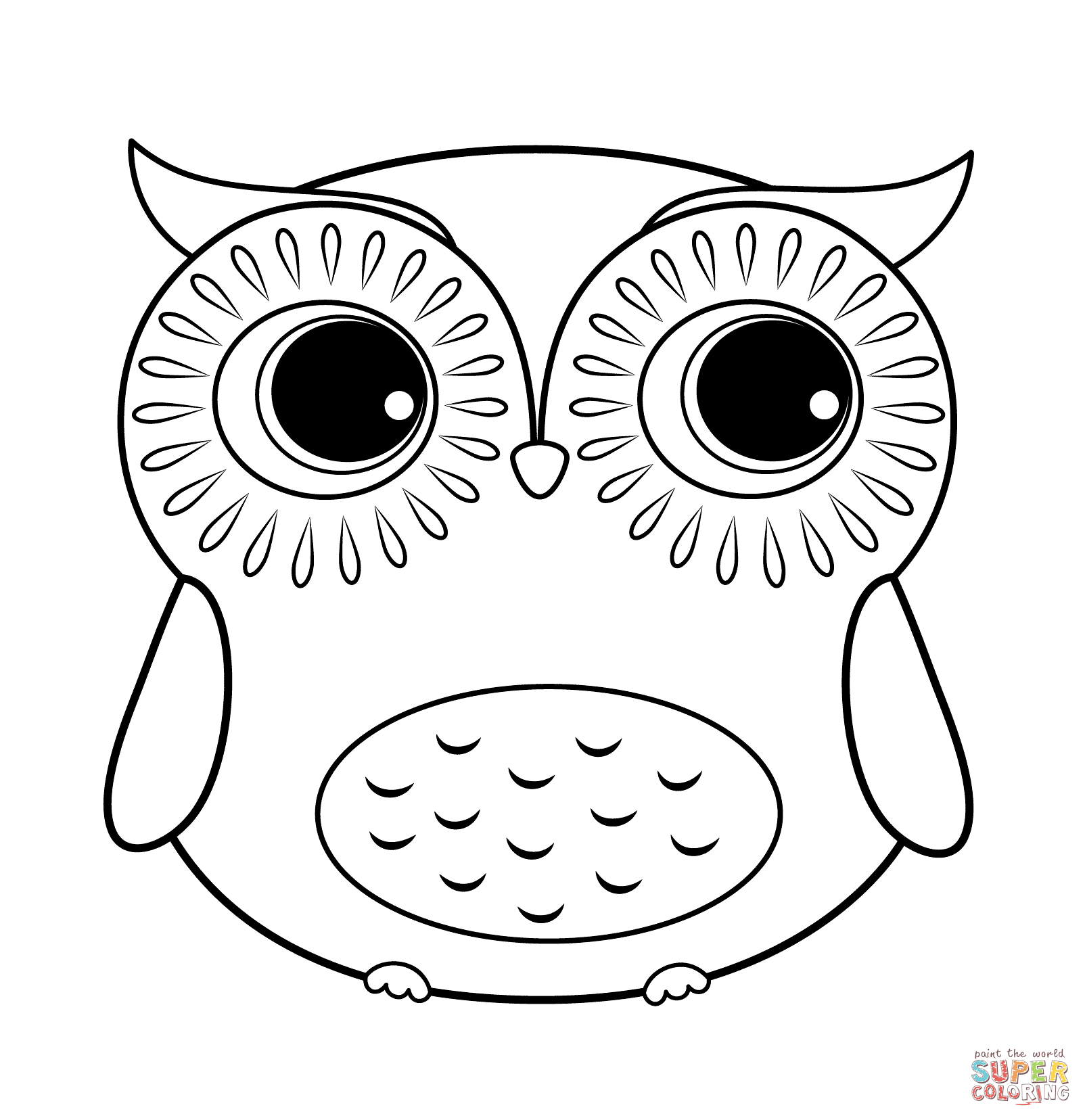 Free Cute Owl Coloring Pages Download Free Cute Owl Coloring Pages Png