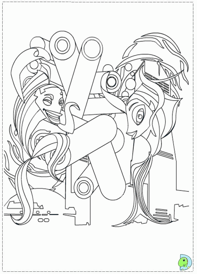 Shark Tale coloring page