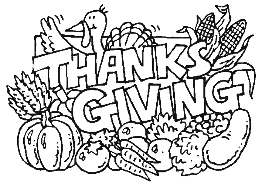 Turkey Coloring Page - Free