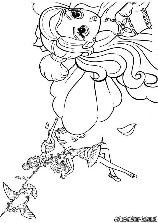 Barbie-Thumbelina-18 | Printable coloring pages