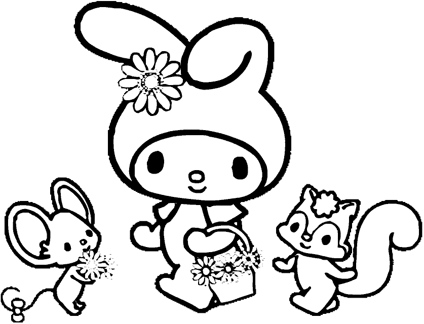 Melody Coloring Pages