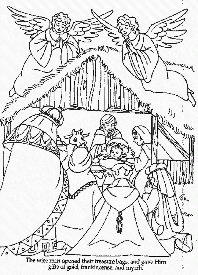 Free Sunday School Christmas Coloring Pages Download Free Sunday 