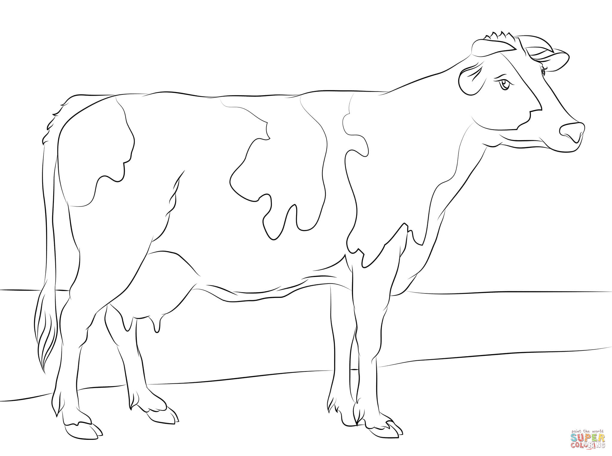  Free Cow Printable Coloring Pages Download Free Cow Printable Coloring 