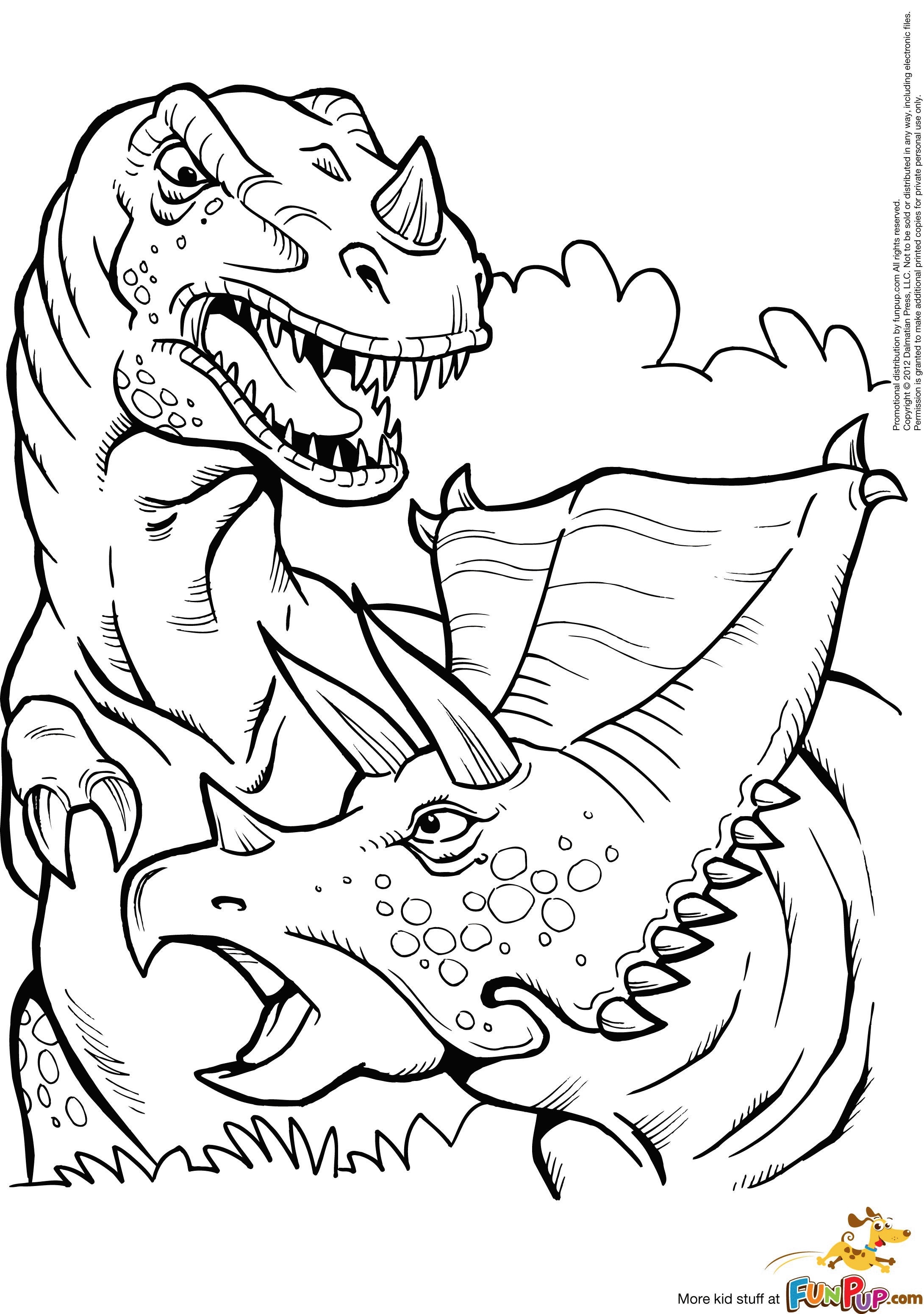 t rex coloring page   Clip Art Library