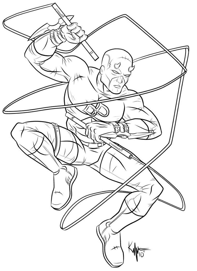 Daredevil Coloring Pages