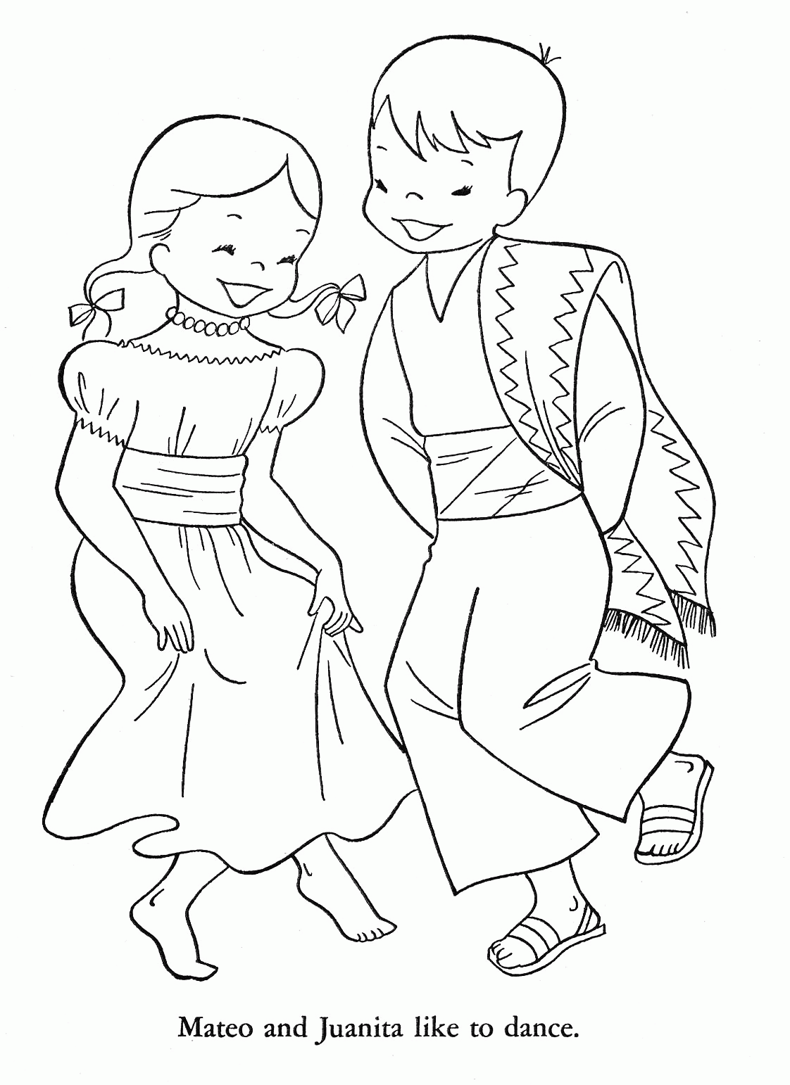Mexican Coloring Pages 