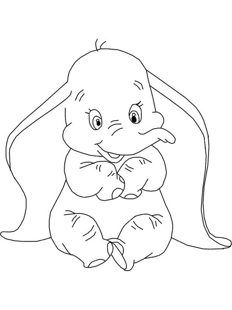 Dumbo coloring pages Download and print Dumbo coloring pages