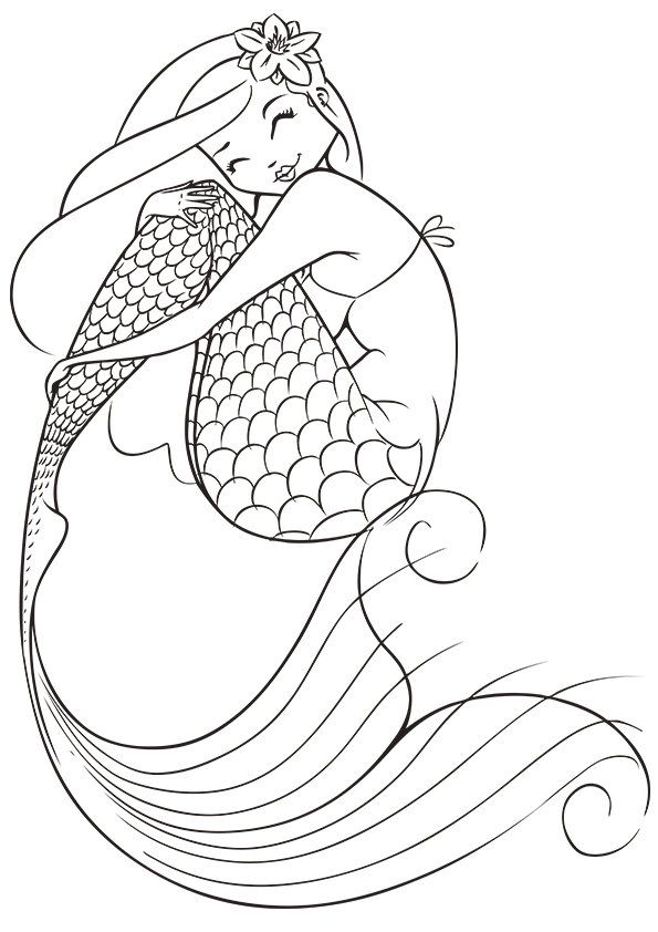 Free Mermaid Free Coloring Pages, Download Free Mermaid Free Coloring