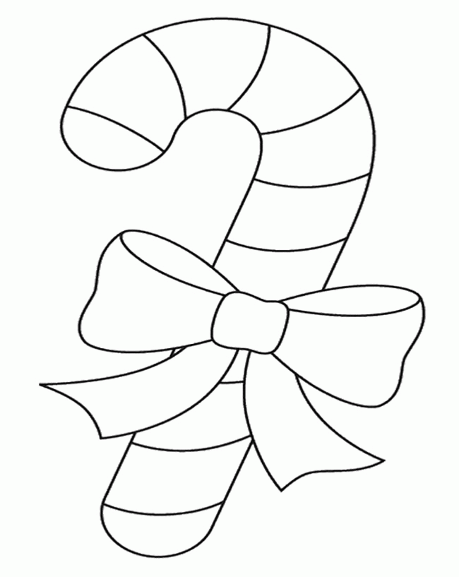 Christmas Coloring Pages Of Candy Canes | Coloring Pages For All Ages