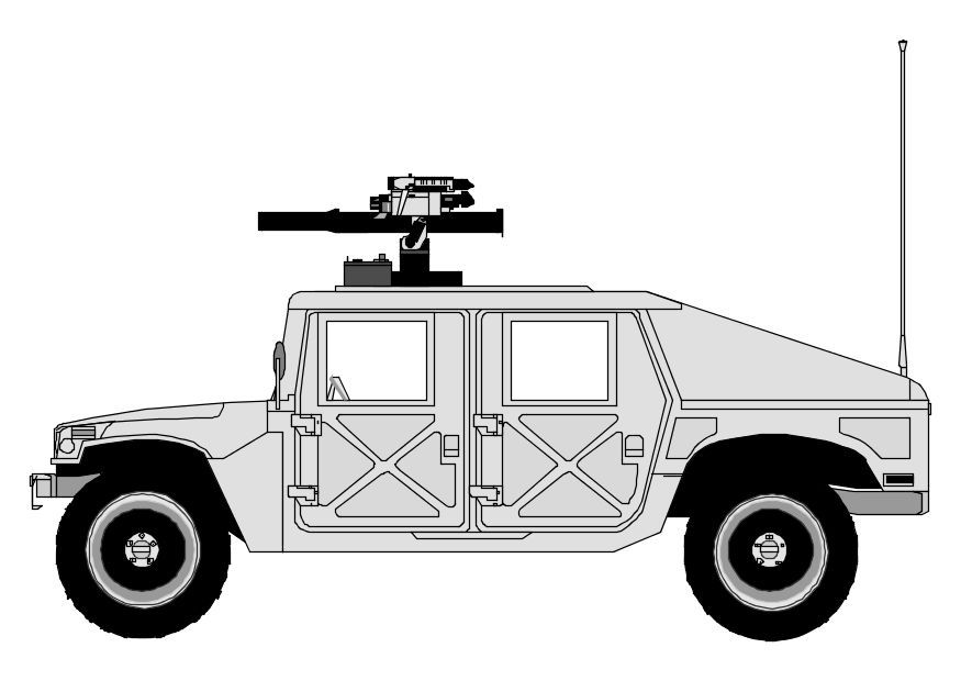 free army jeep clipart