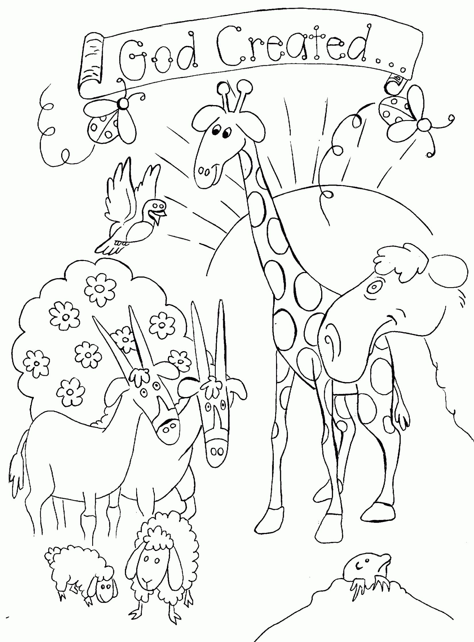 creation-coloring-pages-for-children-clip-art-library