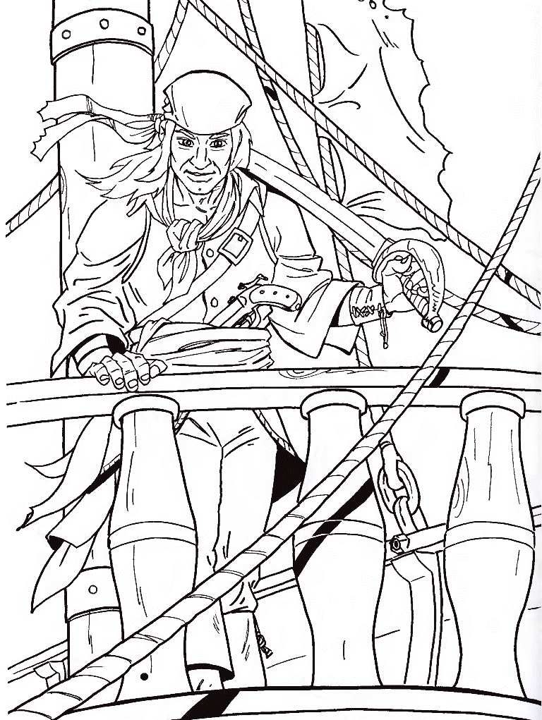 pirate coloring pages printable | High Quality Coloring Pages