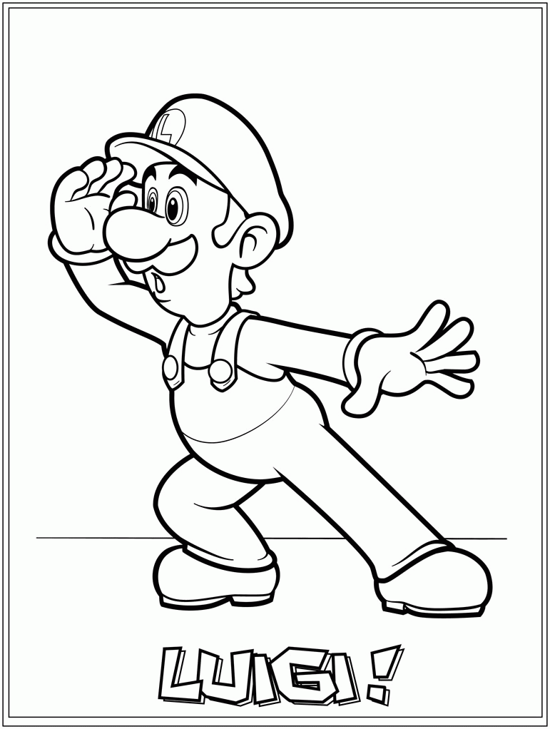Kids - Coloring pages | Coloring Pages, Mario