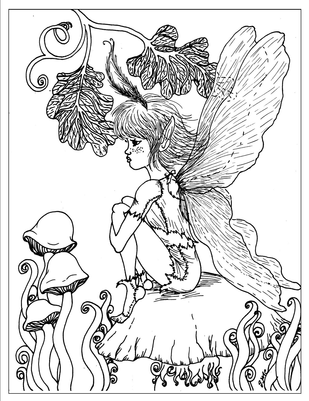 Fantasy Coloring Pages | S.Macs Place to Be