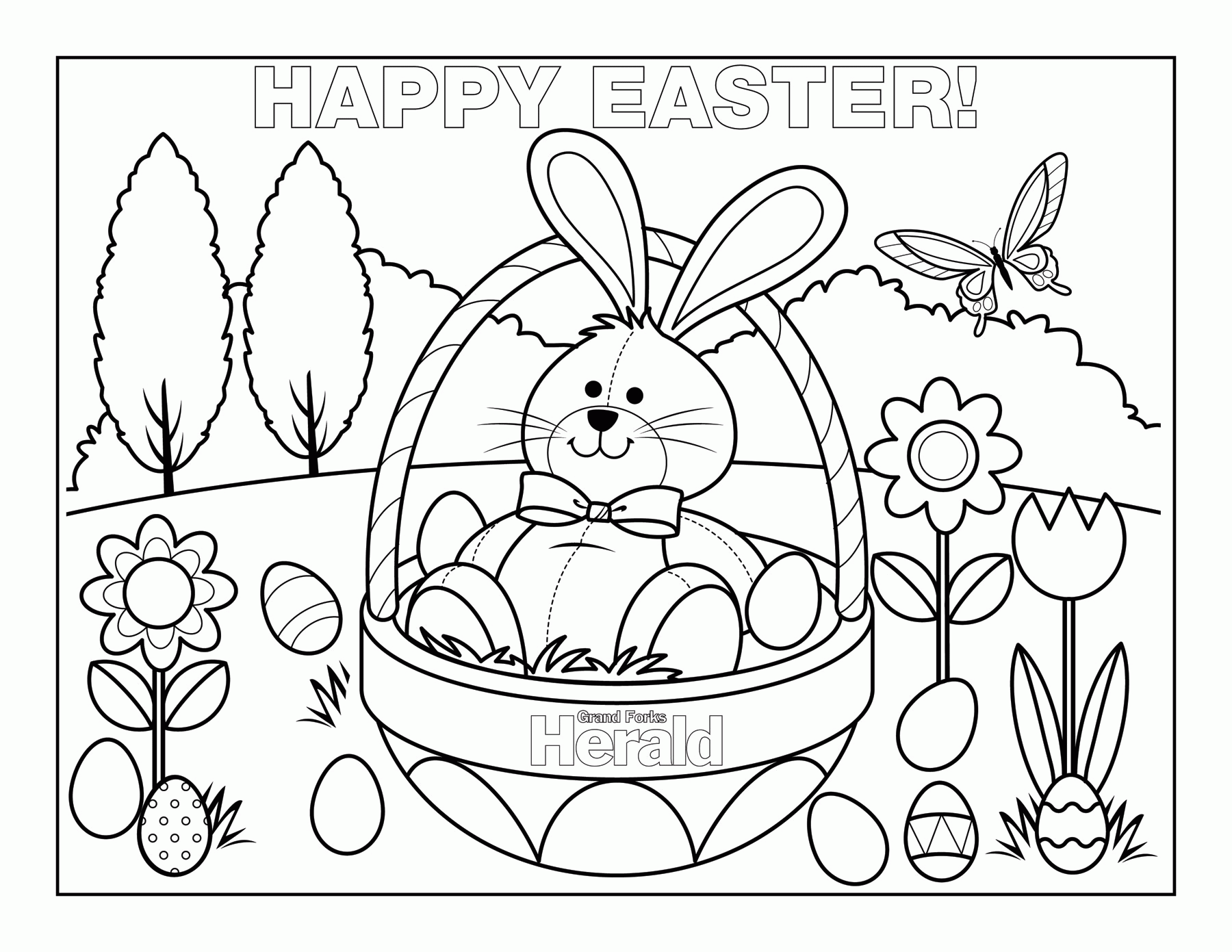 Free Free Easter Printable Coloring Pages Download Free Free Easter 