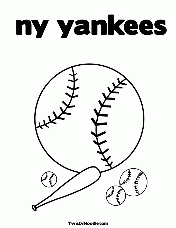 New York Yankees Coloring Page