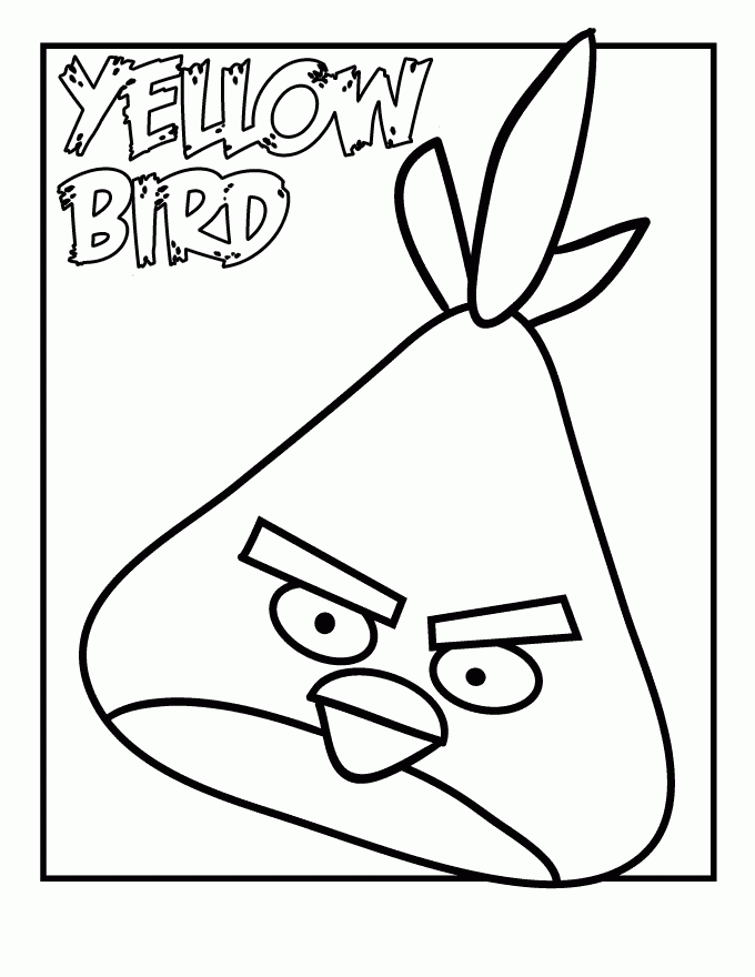 Angry Birds Coloring Pages  Disney Coloring Pages